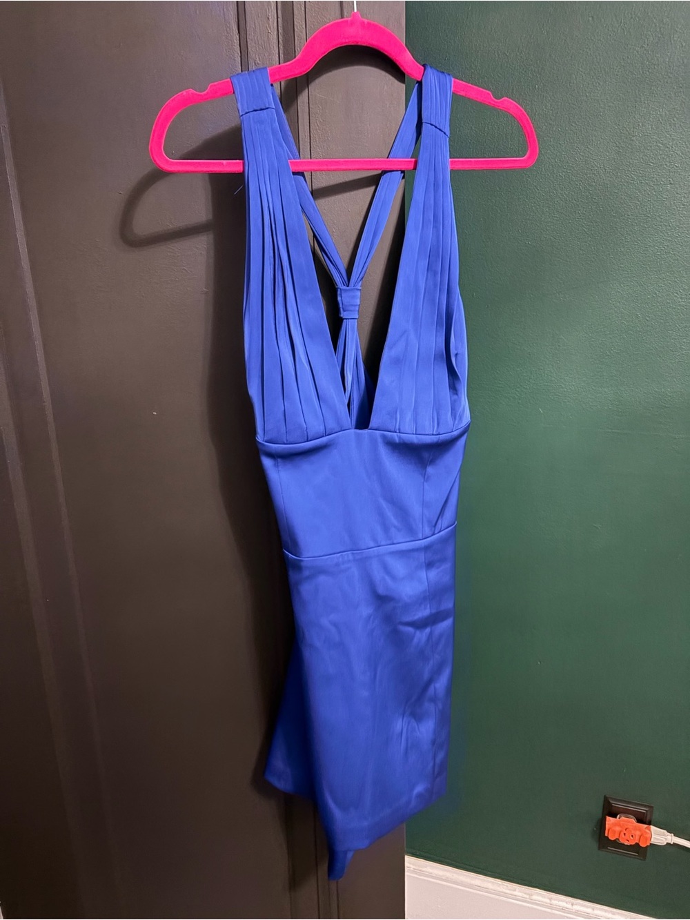 Oh Polly Royal Blue Mini Dress